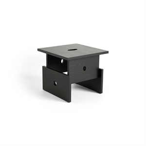 Tavolino da Caffè HAY Wood Box in Rovere Nero