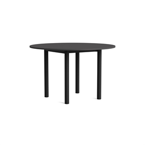 HAY Annex Tavolo da Pranzo Rotondo Ø120 Grigio Scuro/carbone