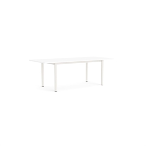 HAY Annex Overhang Dining Table L220 Bianco Crema/Bianco