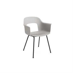 Sedia da Pranzo HAY Layout 211 con Braccioli Grigio Nuvola/ Nero