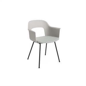 Sedia da Pranzo HAY Layout 213 con Braccioli Grigio Nuvola/ Nero/Relate 431