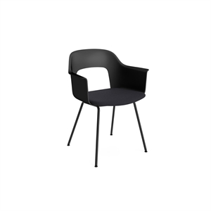 Sedia da Pranzo HAY Layout 213 con Braccioli Nero/Steelcut Trio 195