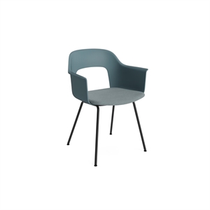 Sedia da Pranzo HAY Layout 213 con Braccioli Ocean/ Nero/Fashion 011