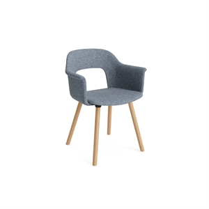 Sedia da Pranzo HAY Layout 224 con Braccioli Impiallacciata 733/rovere