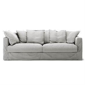 Divano A 3 Posti Decotique Le Grand Air Ash Stripe/Lino