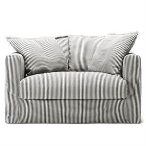 Poltrona A Due Posti Decotique Le Grand Air Ash Stripe/Lino
