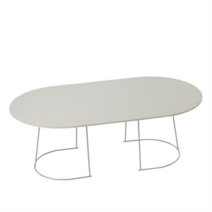 Tavolino Muuto Airy Grigio Grande