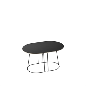 Tavolino Muuto Airy Nero Piccolo