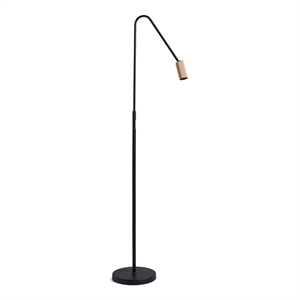 Lampada da Terra Decoro Antidark F1 Nero/ Ottone