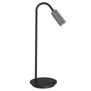 Lampada da Tavolo Antidark Decor T1 Nero/ Alluminio