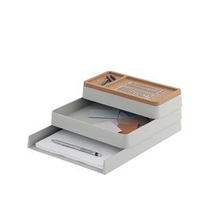 Muuto Arrange Desktop Series Configurazione 1 Vassoio Grigio