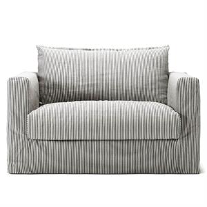 Poltrona Decotique Le Grand Air Nou Love Seat Ash Stripe