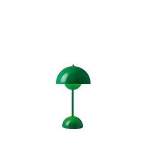 &Tradition Flowerpot VP9 Lampada Da Tavolo Portatile Signal Green