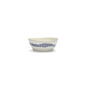 Ciotola Serax Feast Bowl L Bianco/a Righe Blu