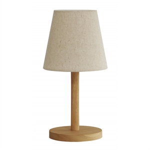 Lampada da Tavolo Portatile Watt & Veke Tess Quercia/Naturale