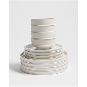 Set iniziale Serax Dune, set da 12 pezzi, bianco alabastro