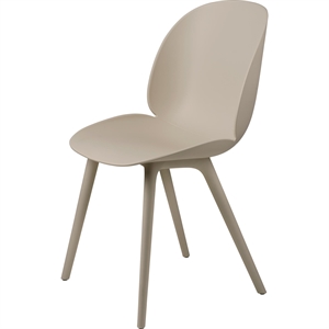 Sedia da Pranzo GUBI Beetle Plastica Beige