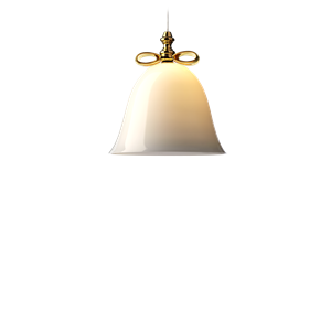 Moooi Bell Lampadario Piccolo Oro/Bianco