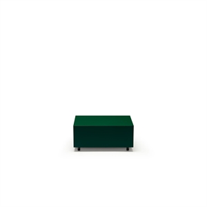 Established & Sons Bloc Tavolino con Cassetto L64 Verde Bottiglia brillante/Verde pino/Verde Segnale