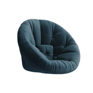 Karup Design Poltrona Nido 757 Blu Petrolio