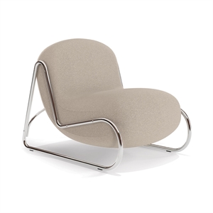 Poltrona Boho NORR11 Cromo/Sahco Zero 0012