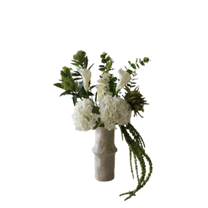 Bouquet Botané Wild Forest Bianco/ Verde