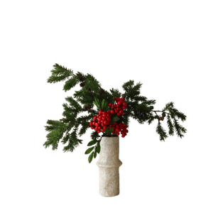 Bouquet di granati invernali Botané Rosso
