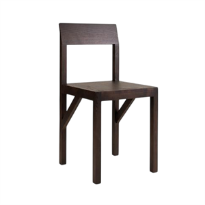 Sedia da pranzo Frama Bracket marrone scuro 