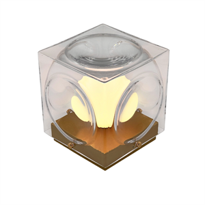 Lampada Portatile Lee Broom Chant Trasparente/oro