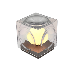 Lampada Portatile Lee Broom Chant Trasparente/ Argento