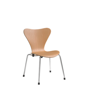 Sedia Per Bambini Fritz Hansen Serie 7 Cromo/ Pino Oregon