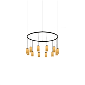 Santa & Cole Cirio Circular S Lampadario Bianco/Porcellana