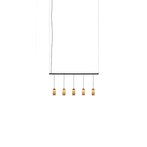 Santa & Cole Cirio Lineal 1 Módulo Lampadario Bianco/Porcellana