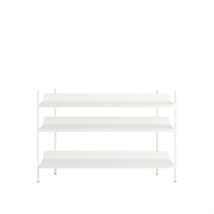 Muuto Compile Scaffalatura System 2 Bianco