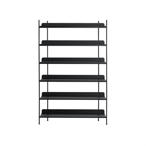 Muuto Compile Scaffalatura System 4 Nero