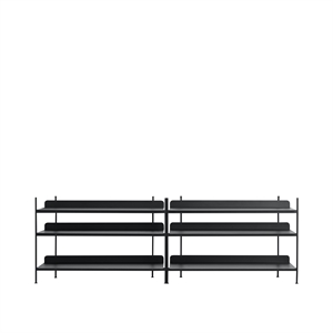 Sistema di Scaffalature Muuto Compile 6 Nero