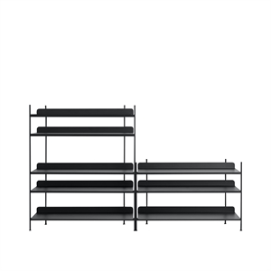 Muuto Compile Scaffalatura System 7 Nero