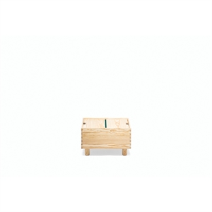 Cassa Established & Sons N. 1 Tavolino Laterale L70 Legno/ Verde