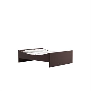Struttura letto curva Rye Sleep 200x210 marrone scuro
