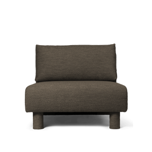 Ferm Living Dase Modul Divano Center Soft Bouclé/Marrone Scuro