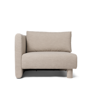 Ferm Living Dase Divano Modulo Sinistra Soft Bouclé/Naturale