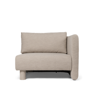 Ferm Living Dase Divano Modulo Destra Soft Bouclé/Naturale