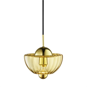 Lampadario Lotus Design By Us, Ambra/oro