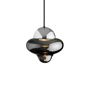 Design By Us Nutty Lampadario Fumo/ Cromo