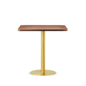 Tavolino da Caffè Skins Design By Us 74x74 Oro/Brandy