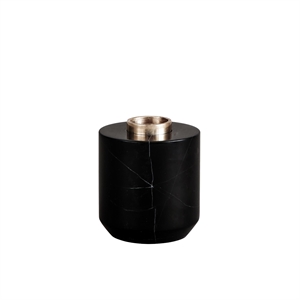 Portacandele Singolo Piccolo Nero Sons Of Marble Design By Us