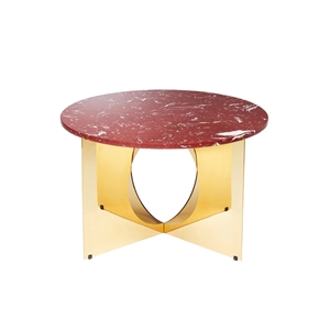 Tavolino Design By Us, Oro/bordeaux