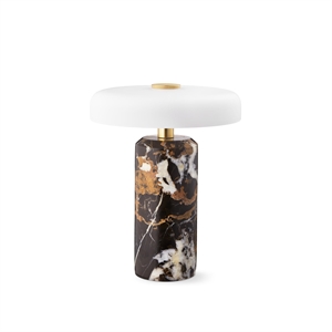 Lampada portatile Trip Design By Us, marmo argilla scura/opale Opaco
