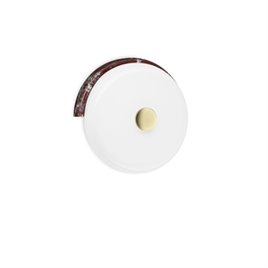 Applique Trip di Design By Us, marmo Borgogna /opale lucido