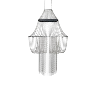 DCWédtions Lampada A Lampadario C in Acciaio Inox/ Nero